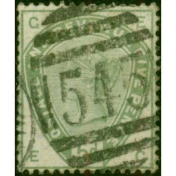GB 1883 5d Dull Green SG193 Good Used