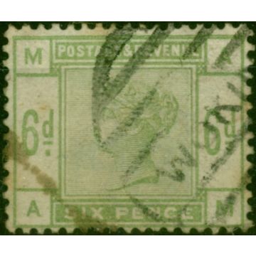 GB 1883 6d Dull Green SG194 Good Used