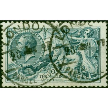 GB 1918 10s Dull Grey Blue SG417 Fine Used 