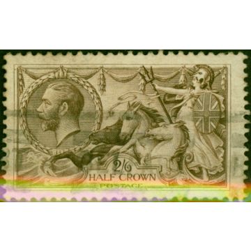 GB 1918 2s6d Chocolate-Brown SG414 Fine Used (2)