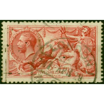 GB 1918 5s Rose-Red SG416 Fine Used 