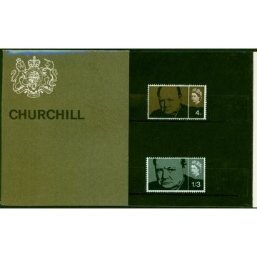 GB 1965 Churchill Presentation Pack SG661-662 Fine & Sealed 