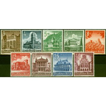 Germany 1940 Winter Relief Fund Set of 9 SG739-747 Fine Mtd Mint 