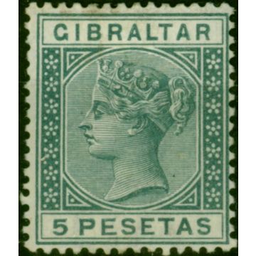 Gibraltar 1889 5p Slate SG33 Fine MM 