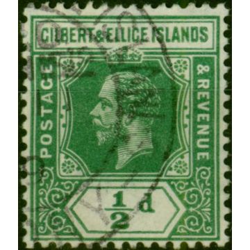 Gilbert & Ellice Islands 1912 1/2d Green SG12 Fine Used