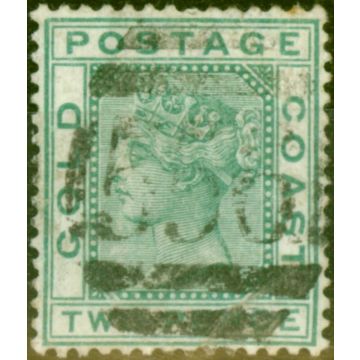 Gold Coast 1879 2d Green SG6 Fine Used