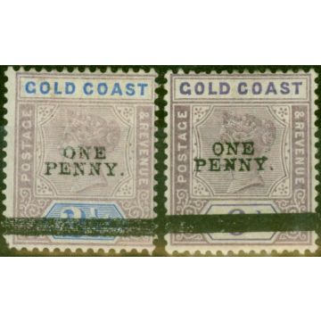 Gold Coast 1901 Set of 2 SG35-36 Good