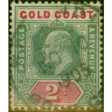Gold Coast 1902 2s Green & Carmine SG45 Good Used 