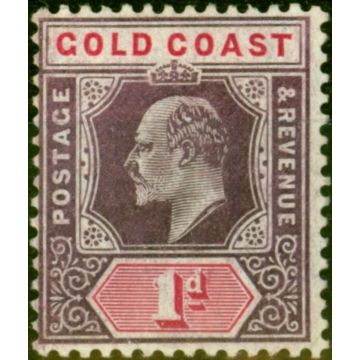 Gold Coast 1904 1d Dull Purple & Carmine SG50 Fine Lightly Mounted Mint