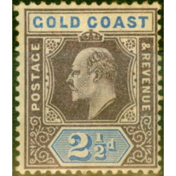 Gold Coast 1906 2 1/2d Dull Purple & Ultramarine SG52 Good Mtd Mint