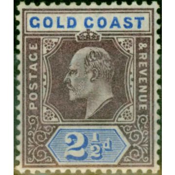 Gold Coast 1906 2 1/2d Dull Purple & Ultramarine SG52 V.F LMM 
