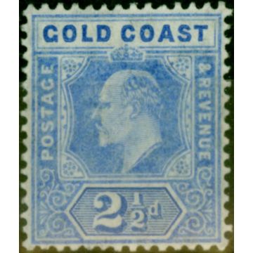 Gold Coast 1907 2 1/2d Blue SG62 Fine MM