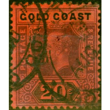 Gold Coast 1913 20s Purple & Black-Red SG84 Fine Used
