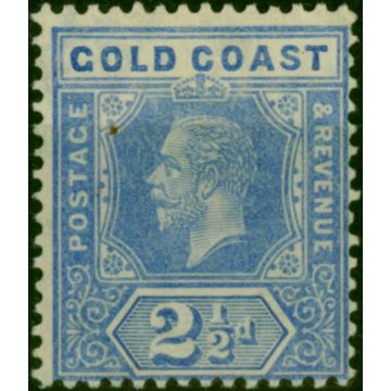Gold Coast 1913 2 1/2d Bright Blue SG76 Fine MM (2)