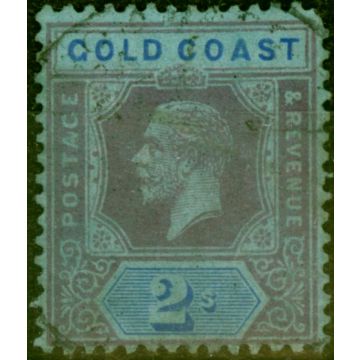 Gold Coast 1921 2s Purple & Blue-Blue SG80b Die II Good Used