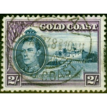 Gold Coast 1938 2s Blue & Violet SG130 Fine Used