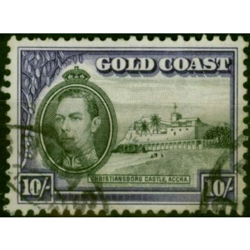 Gold Coast 1940 10s Black & Violet SG132 Fine Used (2)
