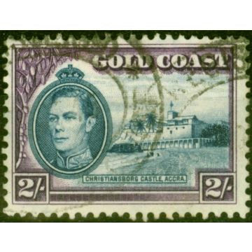 Gold Coast 1940 2s Blue & Violet SG130a Perf. 11.5 x 12 Fine Used