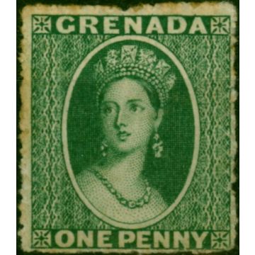 Grenada 1862 1d Green SG2 Good MM 