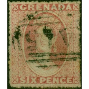 Grenada 1863 1d Rose SG6 Fine Used 
