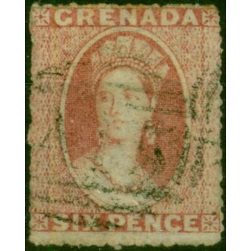 Grenada 1863 6d Rose SG6 Fine Used (3)