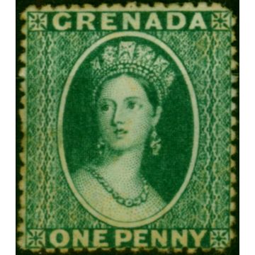 Grenada 1873 1d Deep Green SG10 Fine MM 