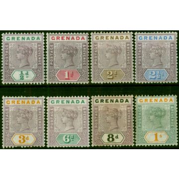 Grenada 1895-99 Set of 8 SG48-55 Good to Fine MM 