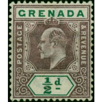 Grenada 1902 1/2d Dull Purple & Green SG57 Fine MM 