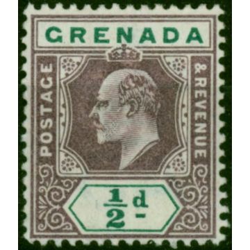 Grenada 1902 1/2d Dull Purple & Green SG57 Fine MM (2)