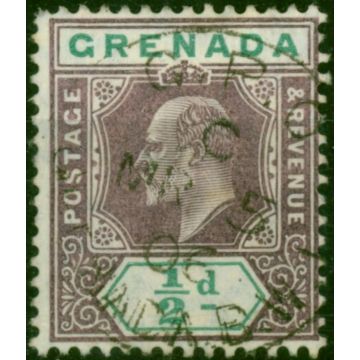 Grenada 1905 1/2d Purple & Green SG67 Fine Used