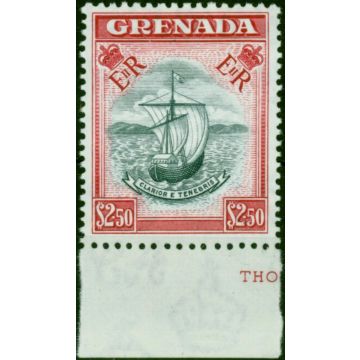 Grenada 1959 $2.50 Slate-Blue & Carmine SG204 V.F MNH