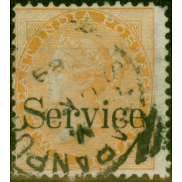 India 1866 2a Orange SG011 Good Used