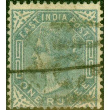 India 1874 1R Slate SG79 Good Used (4)