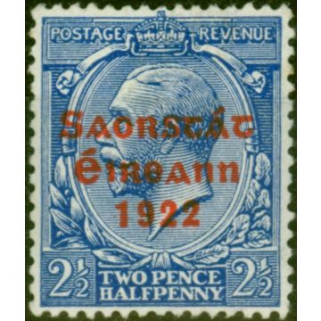 Ireland 1923 2 1/2d Bright Blue SG56 Fine MM