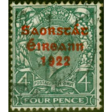 Ireland 1923 4d Grey-Green SG58 Fine Used