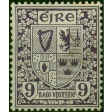 Ireland 1923 9d Deep Violet SG80 Good MM