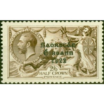 Ireland 1927 2s6d Chocolate-Brown SG86c Flat Accent on 'A' Fine Lightly Mtd Mint 