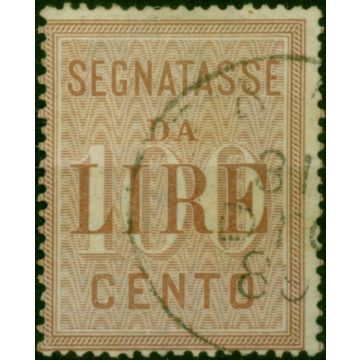 Italy 1884 Postage Due 100L Carmine-Red SGD41 Fine Used 