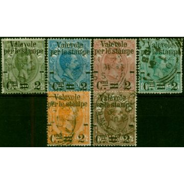 Italy 1890 Parcel Post Set of 6 SG47-52 Fine Used 