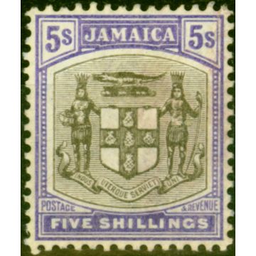 Jamaica 1905 5s Grey & Violet SG45 Fine Lightly Mtd Mint 