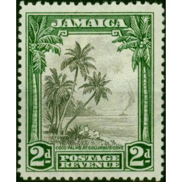 Jamaica 1932 2d Black & Green SG111 Fine MM