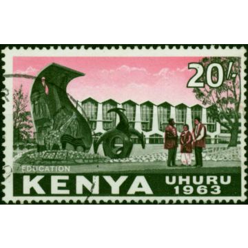 Kenya 1963 20s Black & Rose SG14 Fine Used 