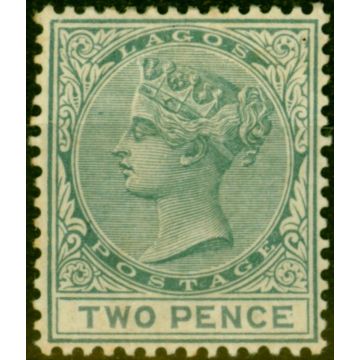 Lagos 1884 2d Grey SG23 Fine Mtd Mint