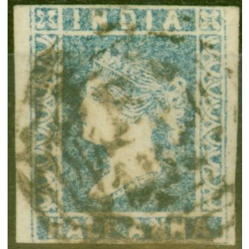 Malacca 1854 1/2a Blue of India SGZ1 Type A Cancel Fine Used Rare 