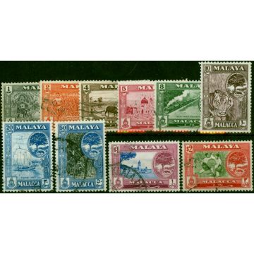 Malacca 1960 Set of 10 to $2 SG50-59 Fine Used 