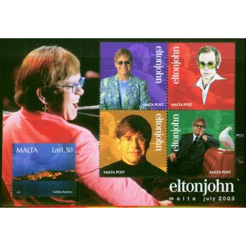 Malta 2003 Elton John Mini Sheet SGMS1315 V.F.MNH
