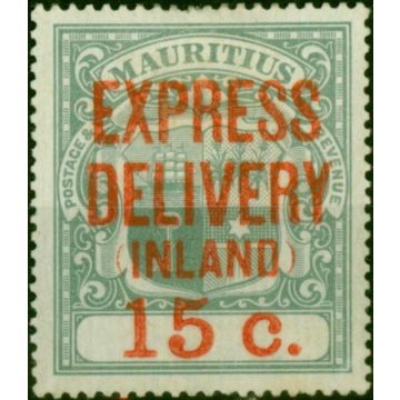 Mauritius 1904 15c Grey-Green SGE6 Fine MM 
