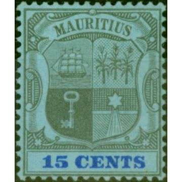 Mauritius 1905 15c Black & Blue-Blue SG150 Fine & Fresh MM 