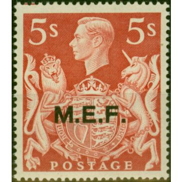 Middle East Forces 1947 5s Red SGM20 Fine VLMM