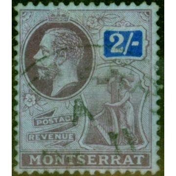 Montserrat 1916 2s Purple & Blue-Blue SG57 Fine Used